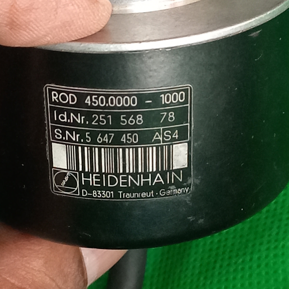 Specificaion sticker of Encoder Clamping flange, 11µAss;
ROD450.0000-1000 ; 251 568 78

The&nbsp;HEIDENHAIN ROD 450  
