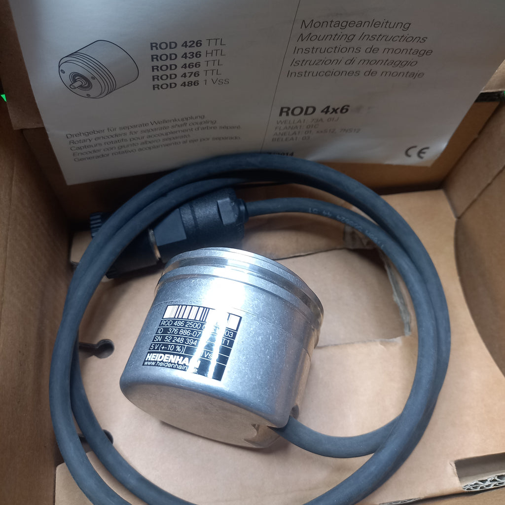 cable length visible for Rod  486 encodert