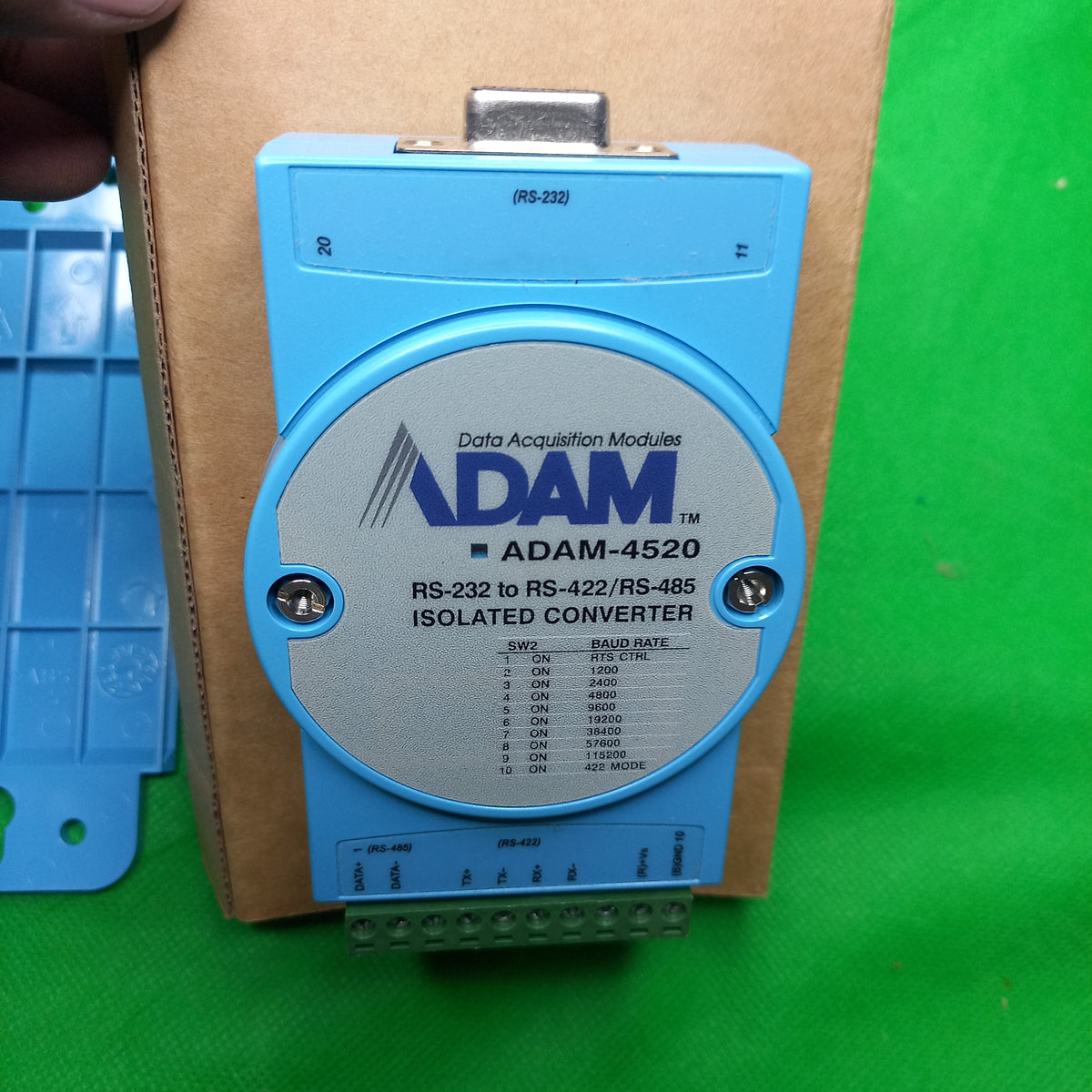 Unboxing view of ::  Advantech  Data Acquisition Module ADAM-4520 | RS232 to RS422/485 Converter W/ Iso.&nbsp;
ADAM-4520-D2E&nbsp;
ADAM4520