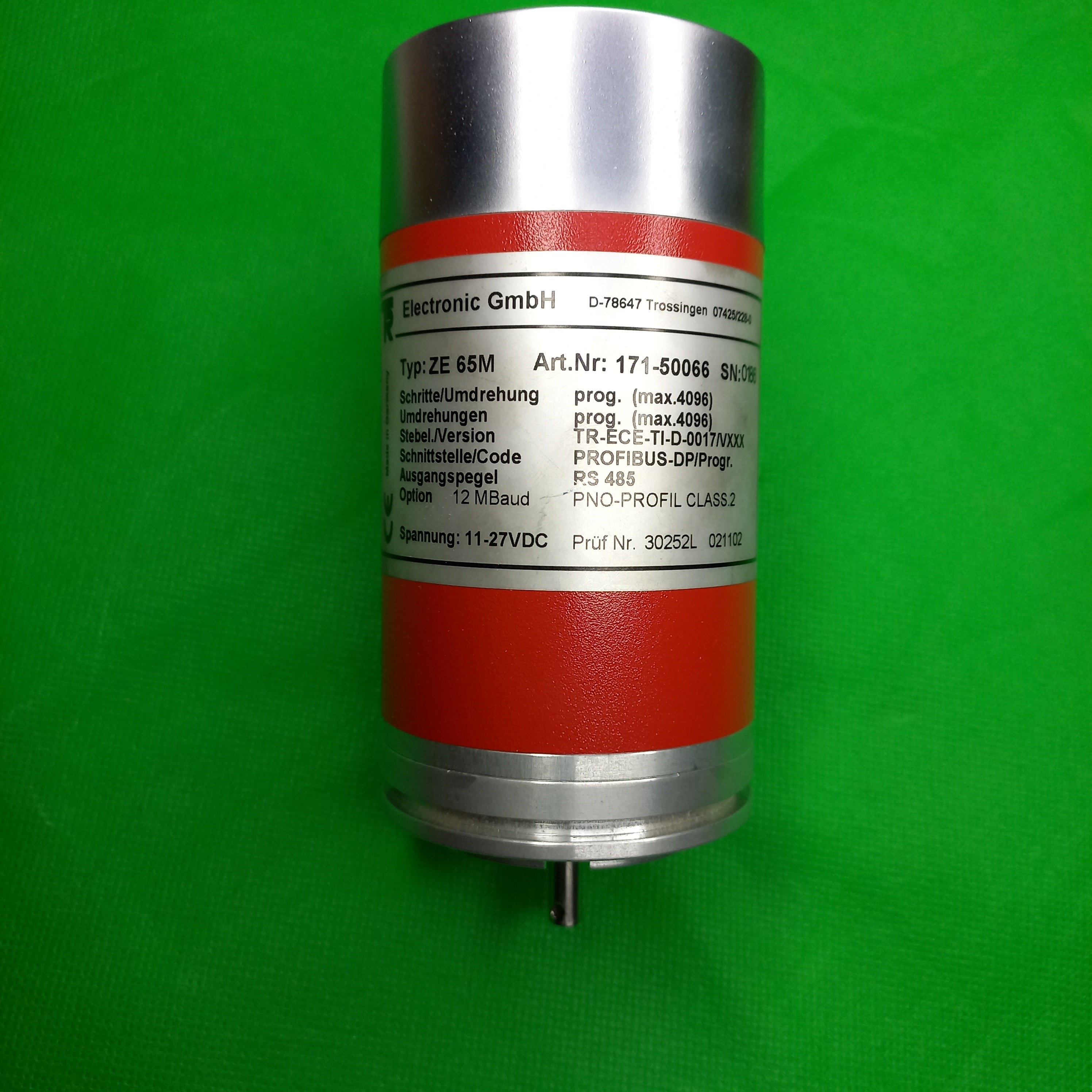 TR Electronic ZE65M; Profibus DP Programmable 4096x4096 Encoder Art Nr 171-50066