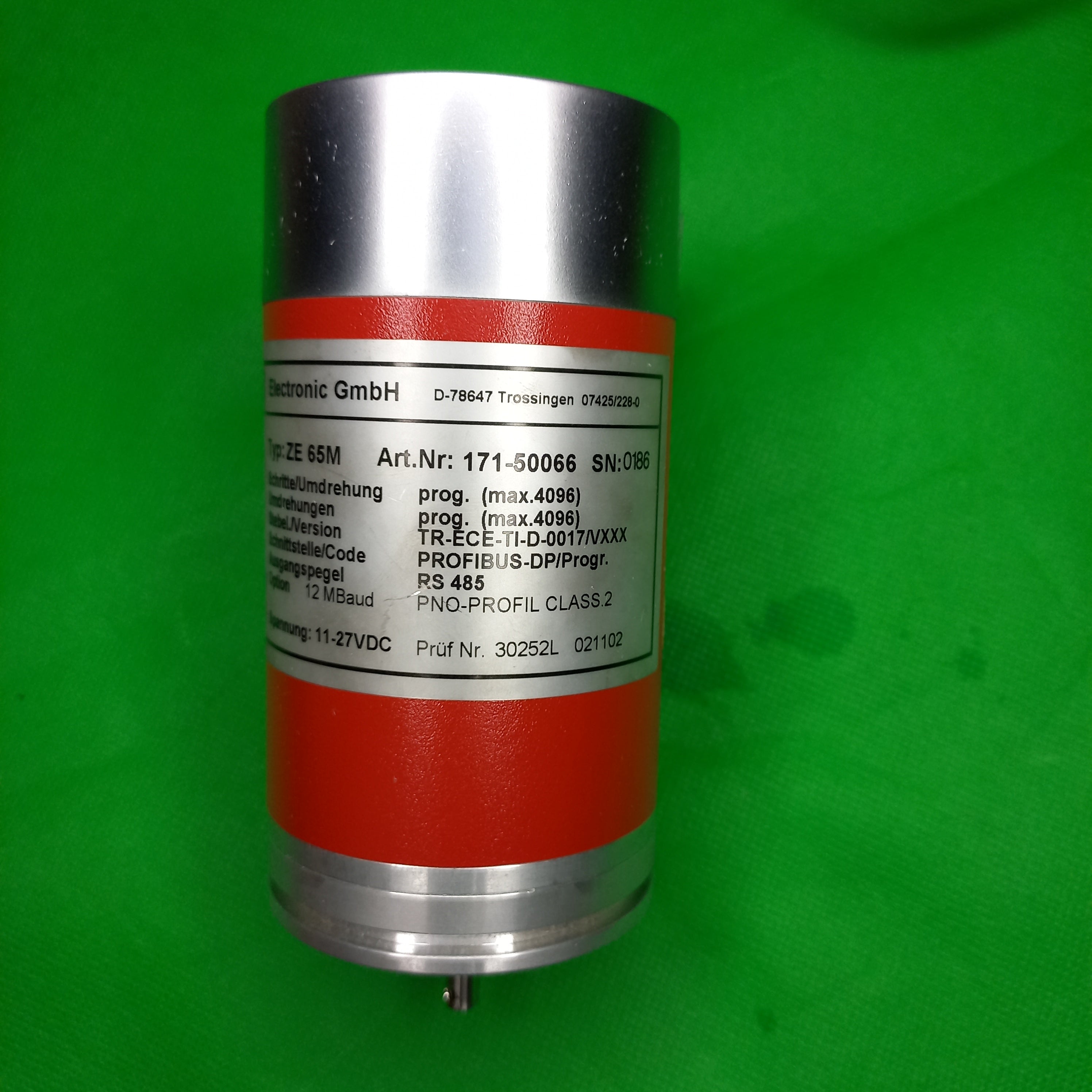 TR Electronic ZE65M; Profibus DP Programmable 4096x4096 Encoder Art Nr 171-50066