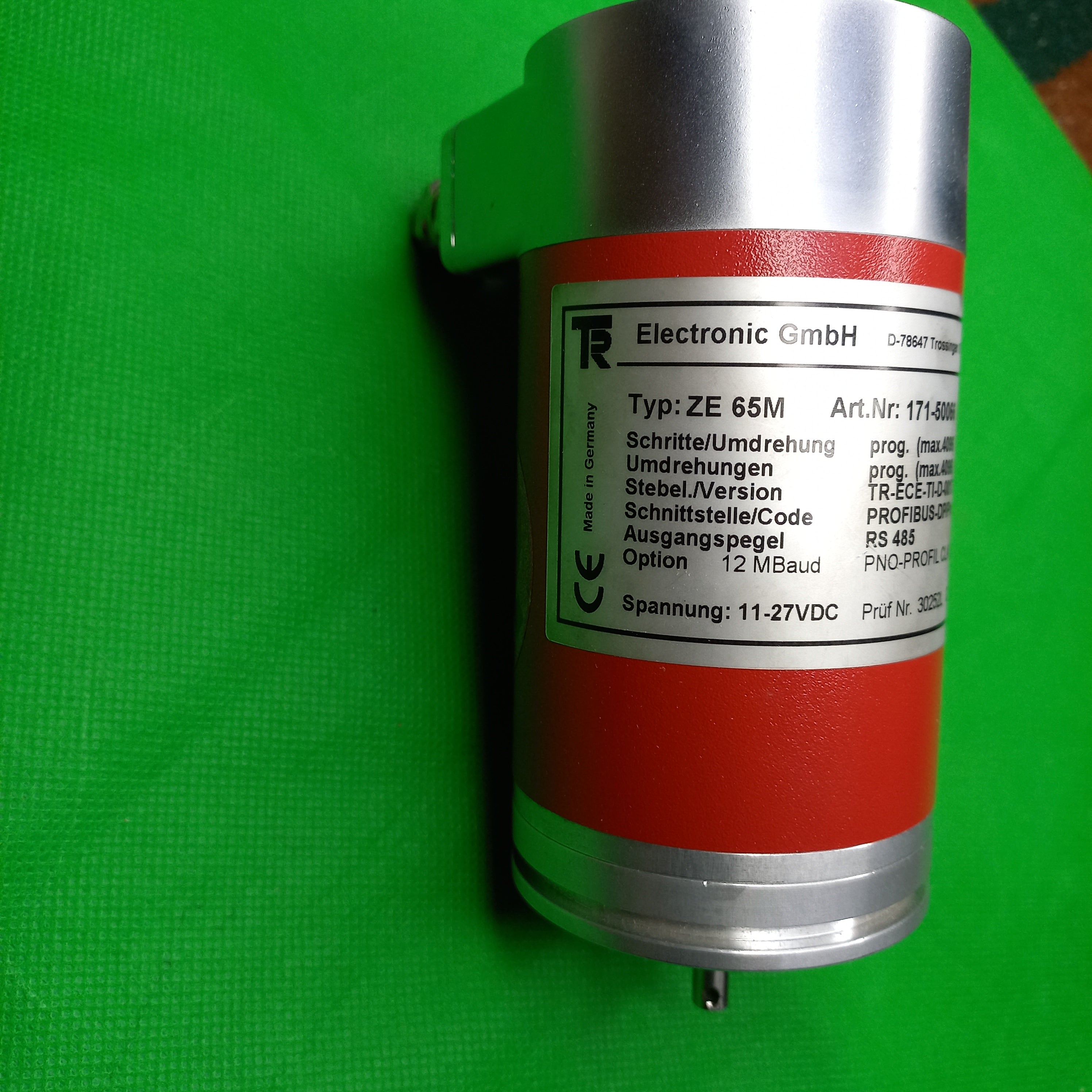 TR Electronic ZE65M; Profibus DP Programmable 4096x4096 Encoder Art Nr 171-50066
