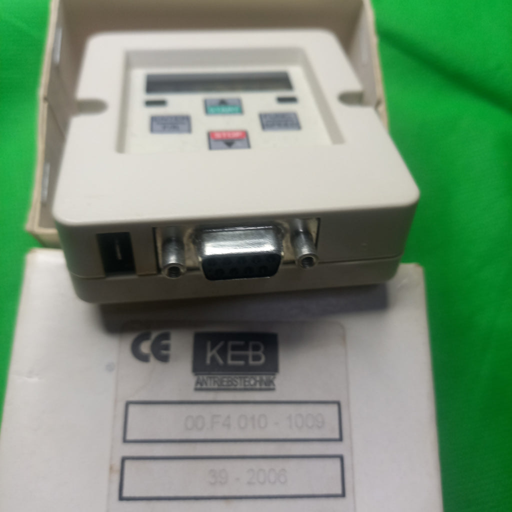 KEB Operator Panel interface Operator Part No..: 00.F4.010-1009