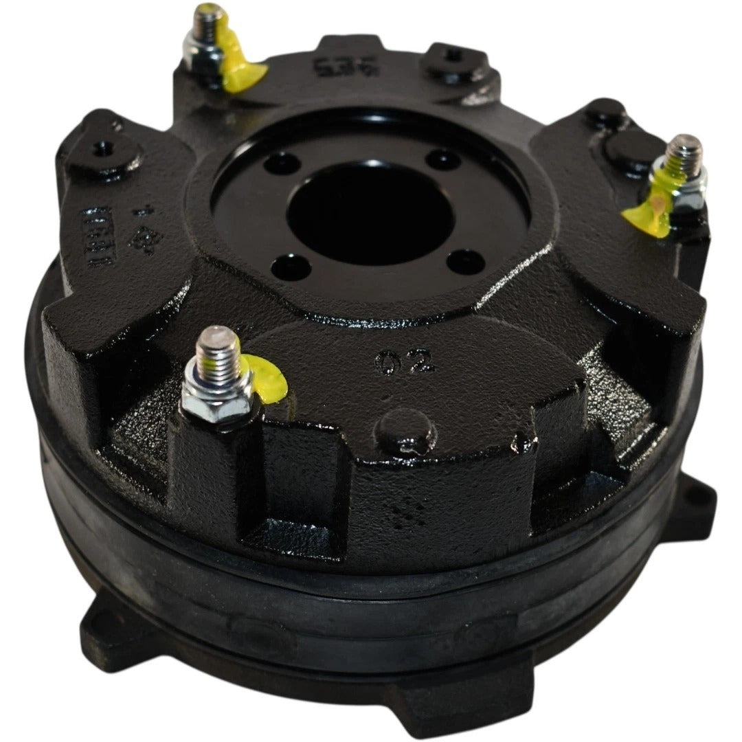 TOP view of brake unit sEW BE5A • Model Number: BE5A (Part Number: 04998456)
• Braking Torque: 40 Nm
• Operating Voltage: 400 VAC (Winding Calculation: 400)
• Maximum Speed: 3000 RPM