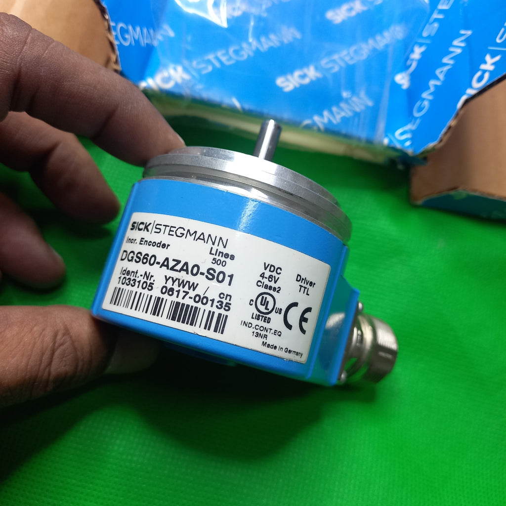SICK DGS60-AZA0-S01, 1 033 105, Lines 500 , VDC 4-6V, Driver TTL Incremental Encoder