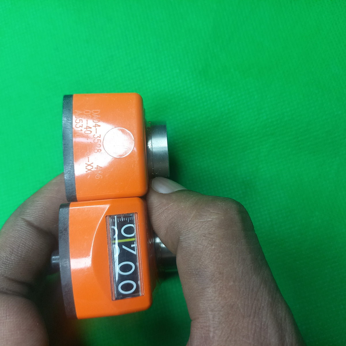 Top and bottom views mouting position 2, for SIKO Digital Position Indicator DAO4 ; DA04-02-40-1-e-14 | DA0402401exx