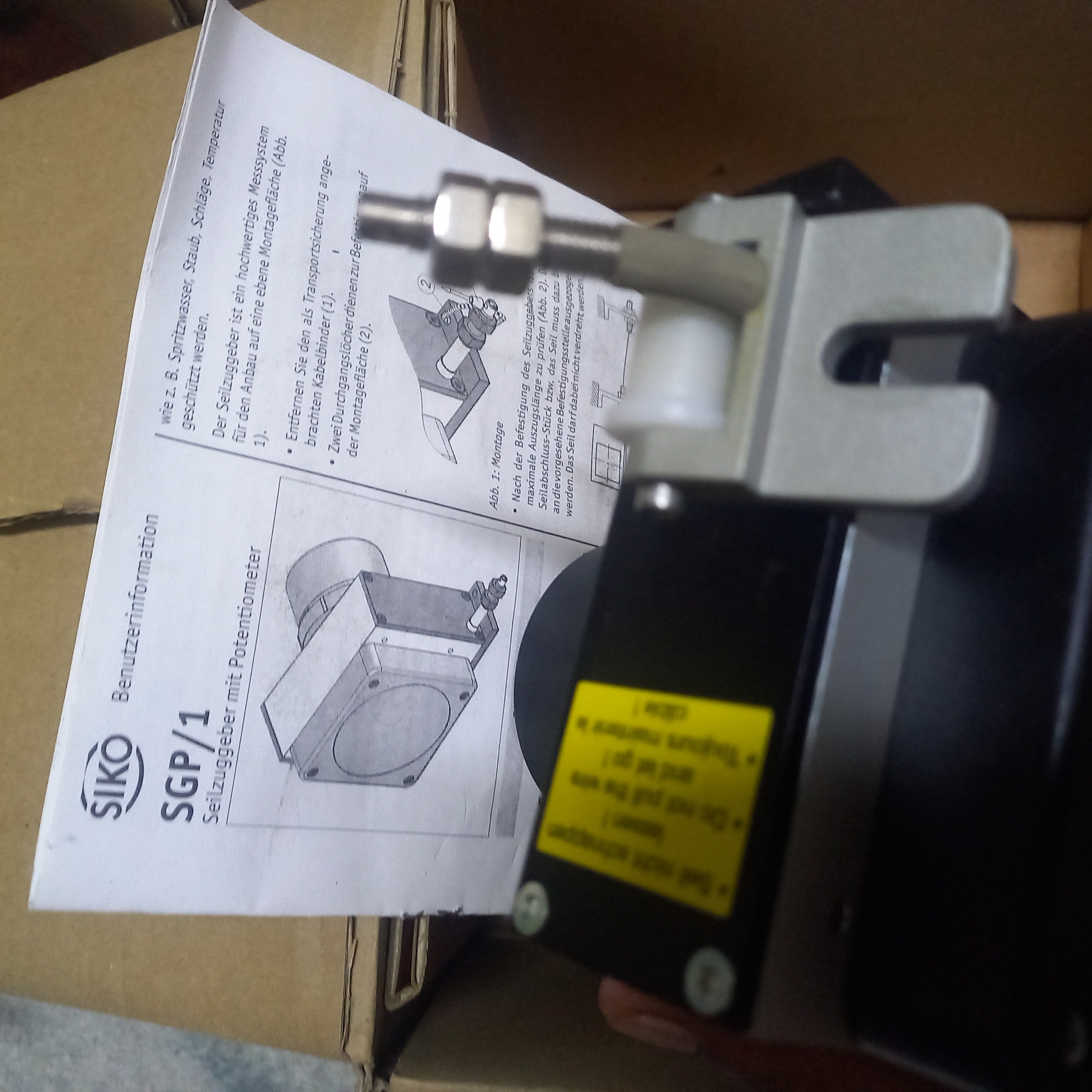SGP /1 ; wire draw encoder wire end view SGP12500 ; Pot 10k_SGP/1-0201