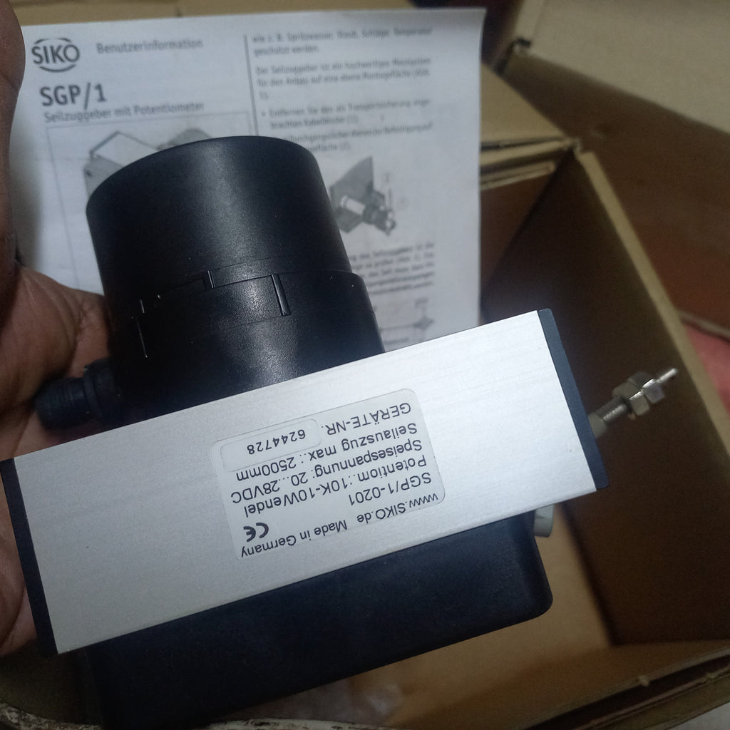 SGP/1 SGP1 encoder wire draw inside box with specificaiton manual