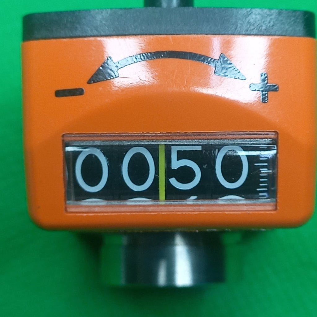 TWO decimal point display here in SIKO DA04-02-50-2-i-14| DA0402502ixx : 14 Hollow, increment 50 per CW rev, 2 Decimal, Mounting Position 2