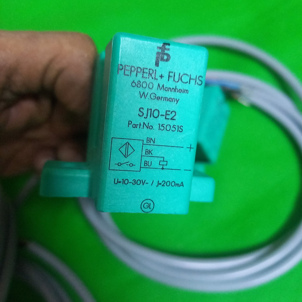 Specification as printed on Inductive Slot sensor 10mm width 3 wire PNP NO Pepperl Fuchs  SJ10-E2