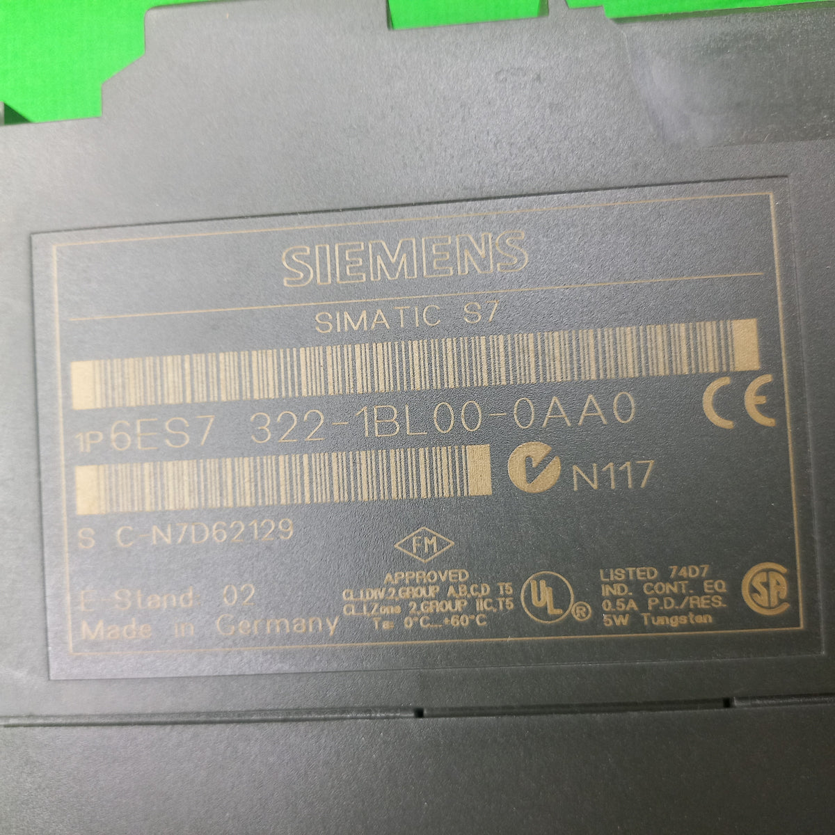 6ES7322-1BL00-0AA0

SM322, 32DO 24V DC, 0,5A