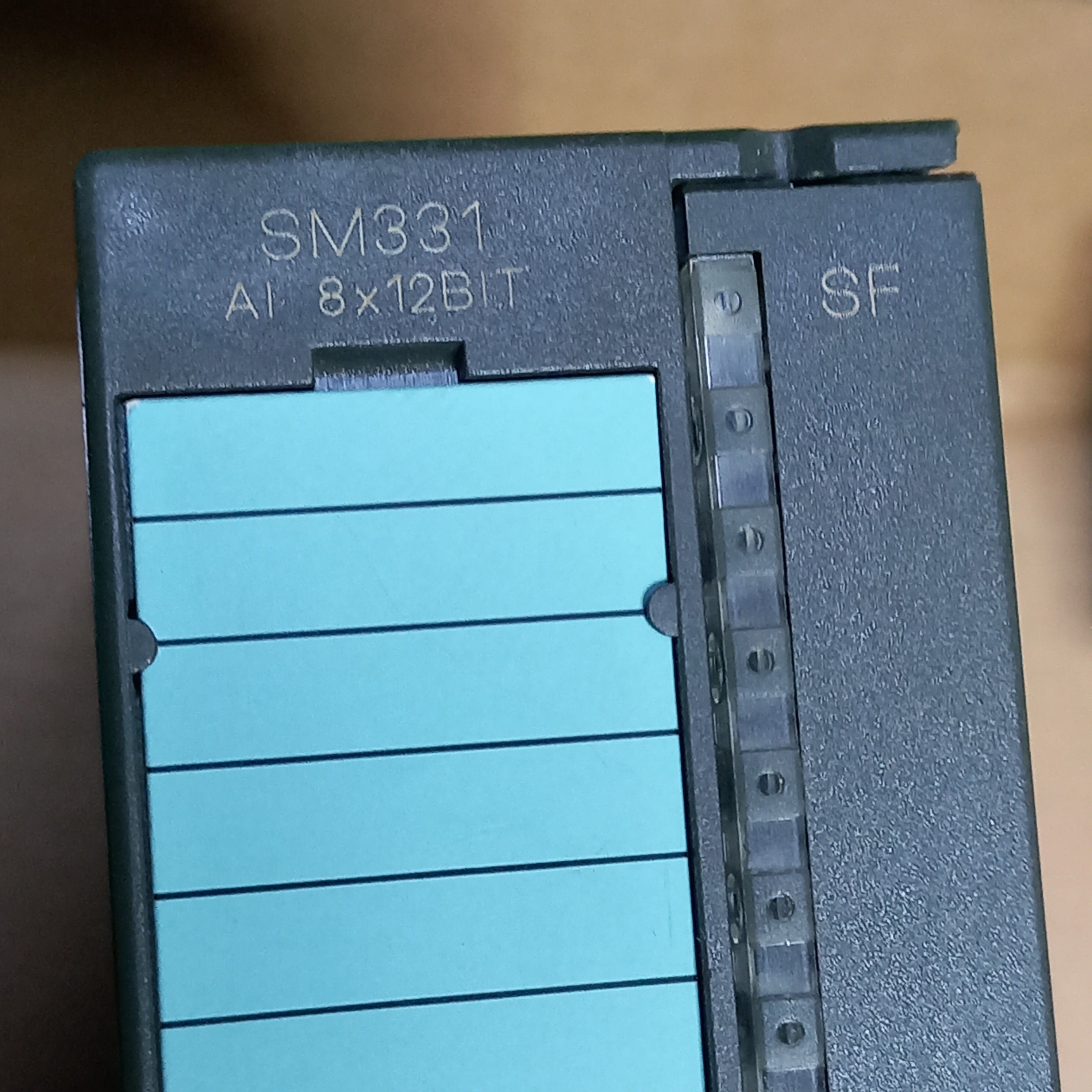 TOP Marking on PLC module shows SM331 AI 8x12 bit
