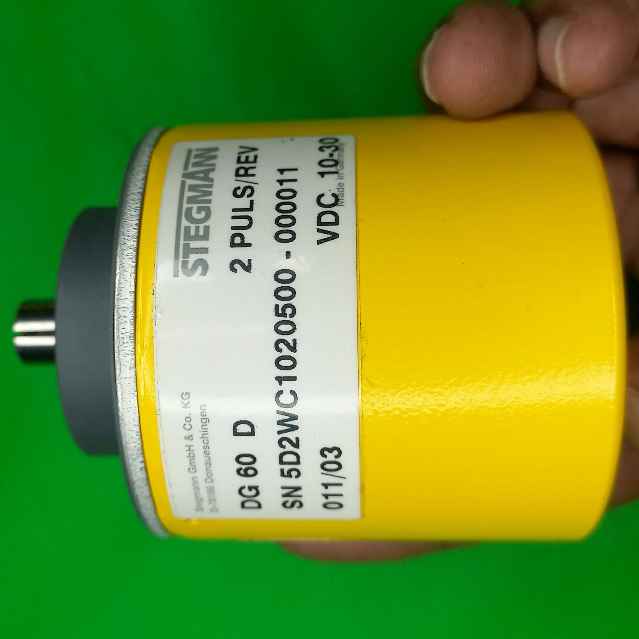 STEGMANN DG60 | 2 Puls/Rev | 5D2WC1020500-000002 | VDC 10-30