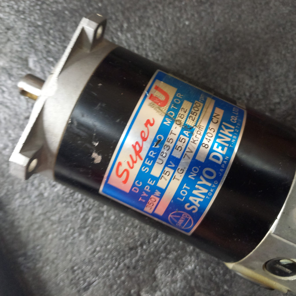 Sanyo U835T082 Super U DC servo Motor, 350W,