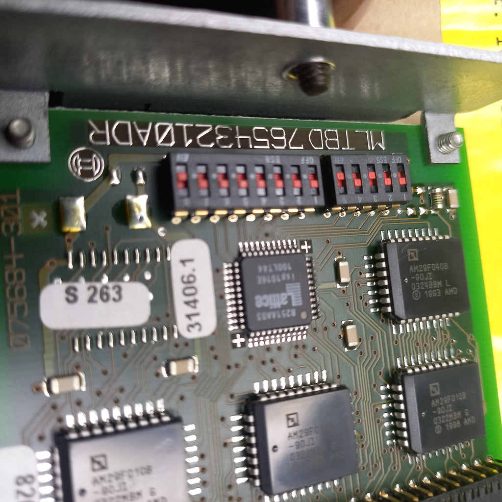 PCB marking on servodyn moudle reads MLTBD76543210adr