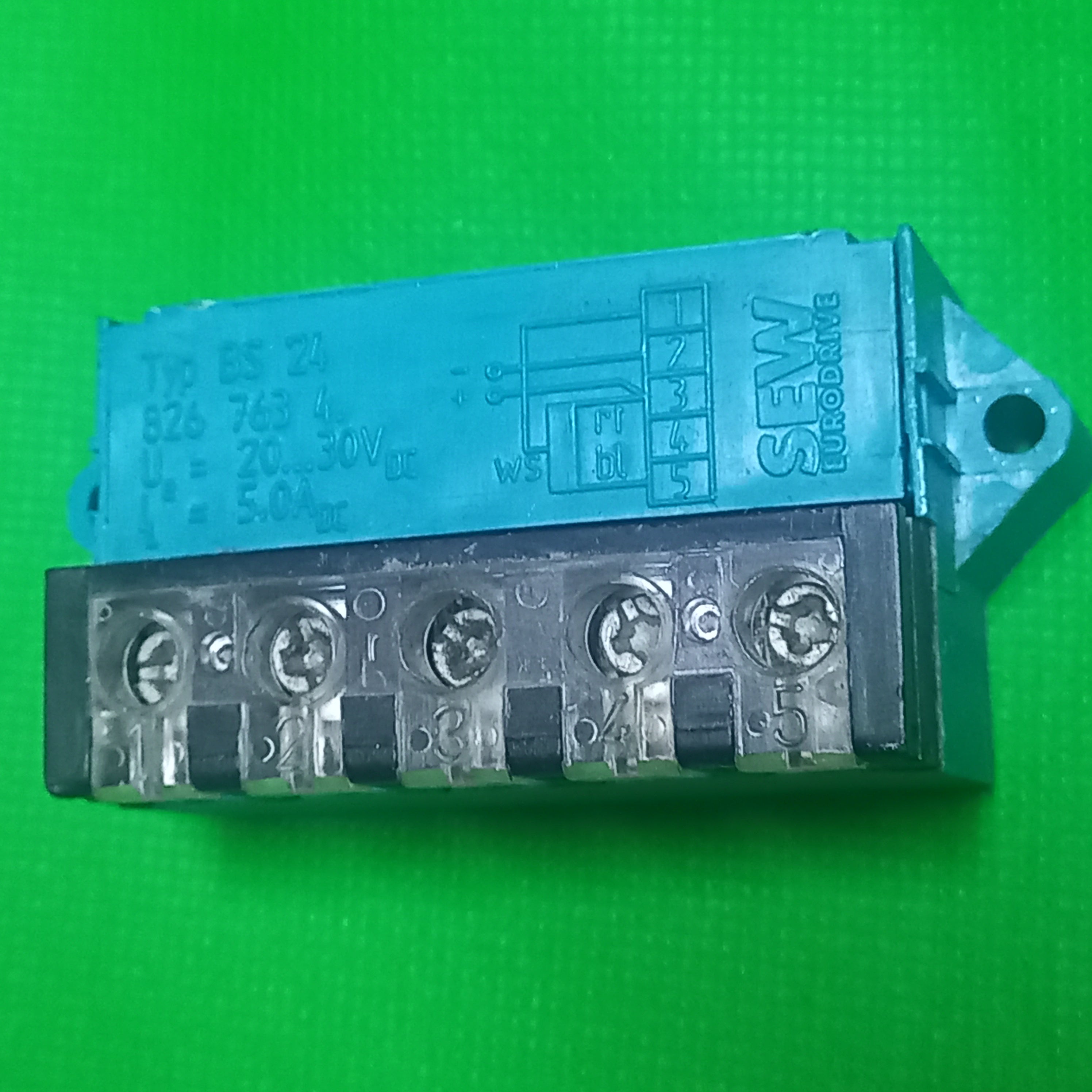 Sew Eurodrive BS24  826 763 4 Aqua Brake Rectifier Ue= 20..30V DC Il= 5A DC