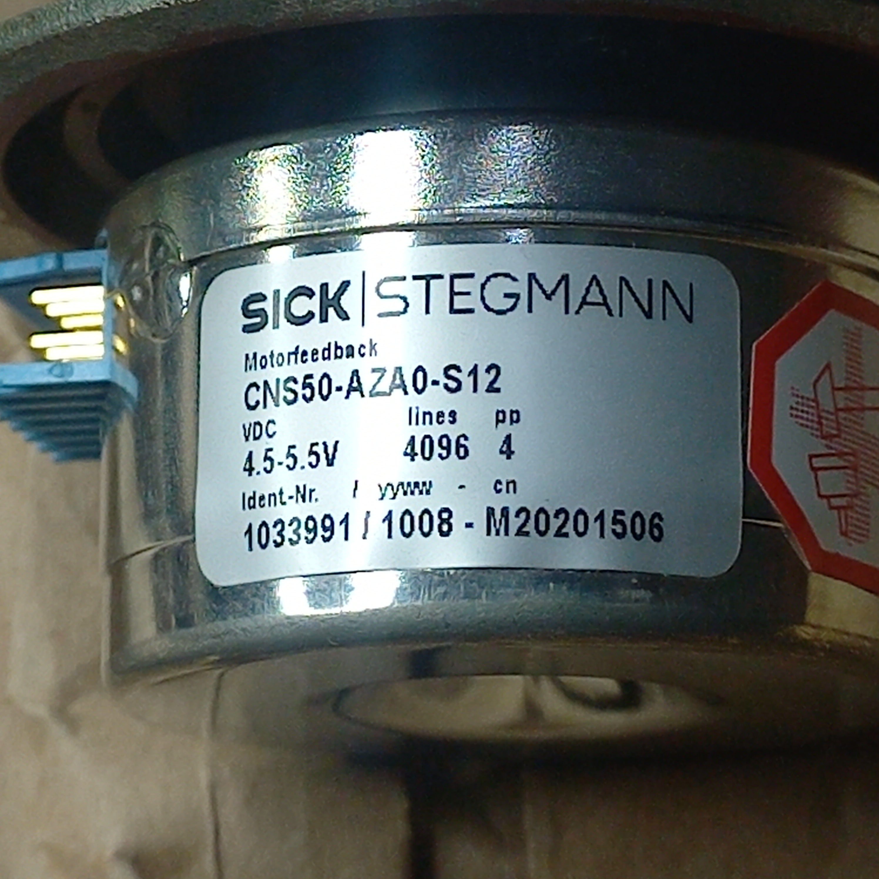 Sick_CNS50,1:3 taper shaft_Lines 4096 _Pole pair_4,_CNS50-AAA012X04_1033968