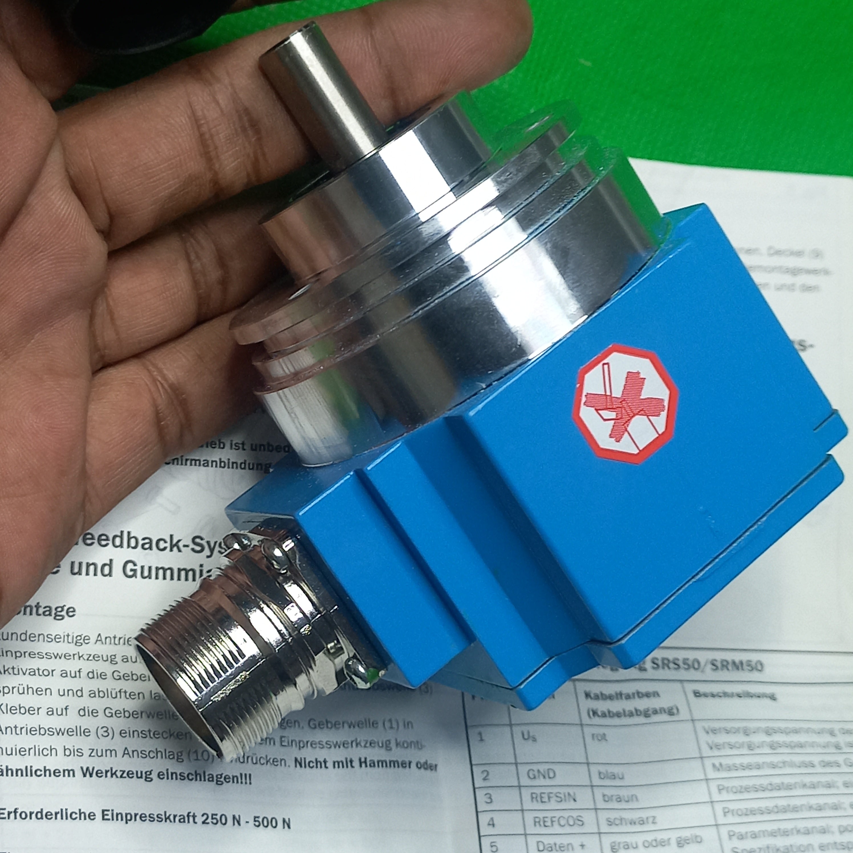 Sick Single Turn HiperFace Motorfeedback SRS50-HWA0-K21, 7-12V, Ident. Nr. 1037091