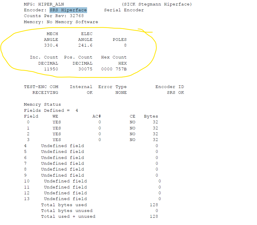 Data alignment for Sick SRS50-HFA0-K21 Encoder+I Get installation-Alignment On AllenBradley MPL-B4530F