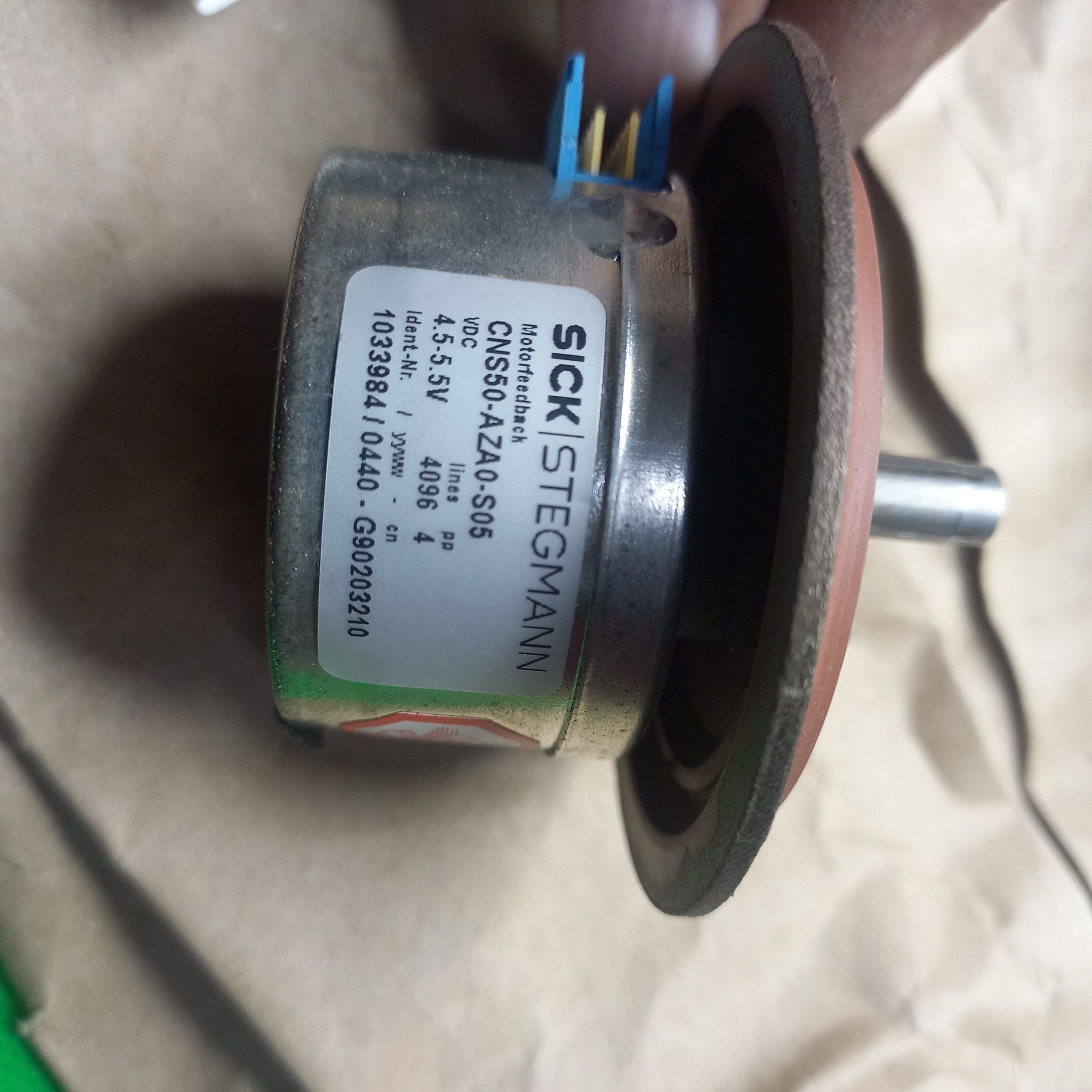 Specification of CNS50 4 pole 4096 motorfeedback
