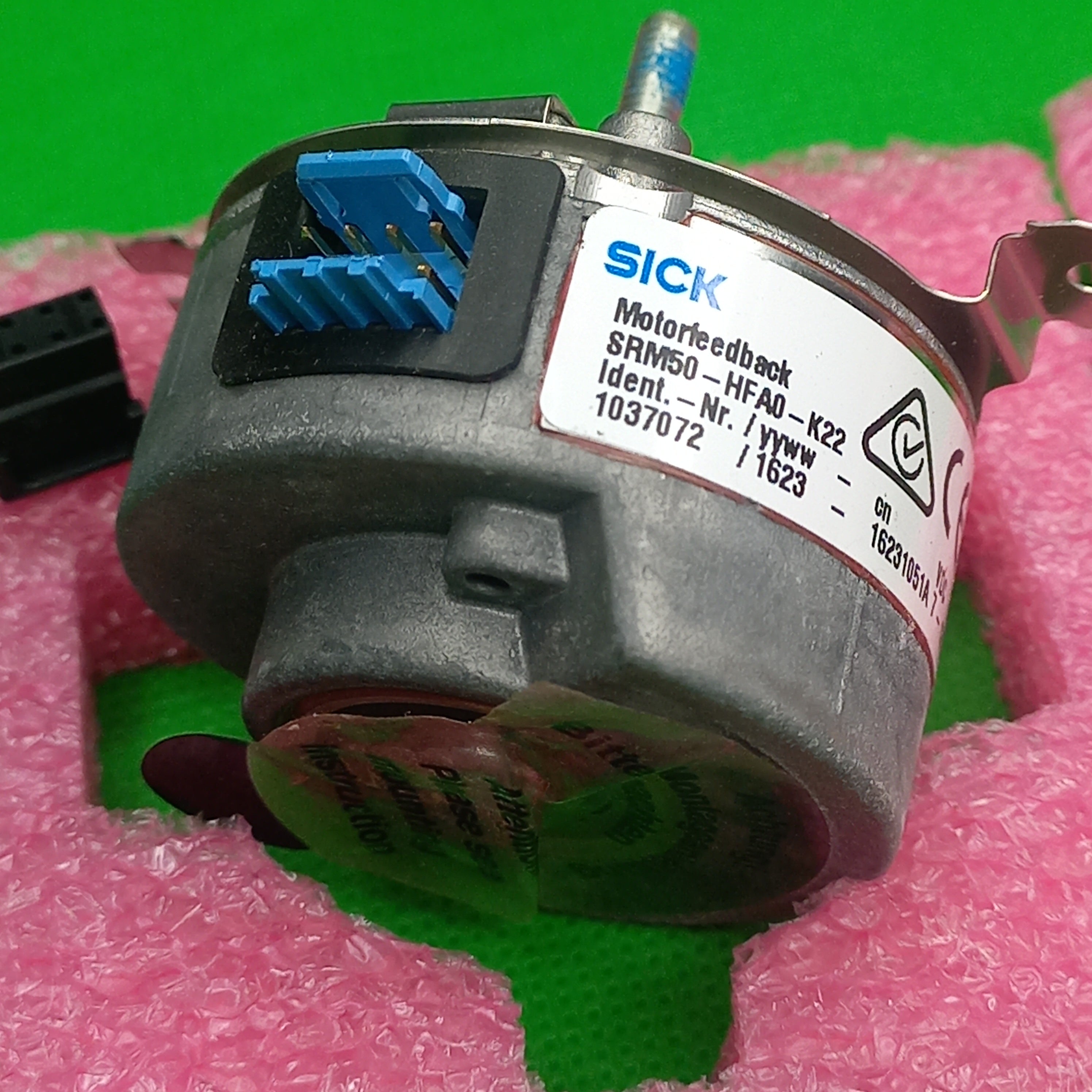 SRM 50 motorfeedback 
specification sticker view