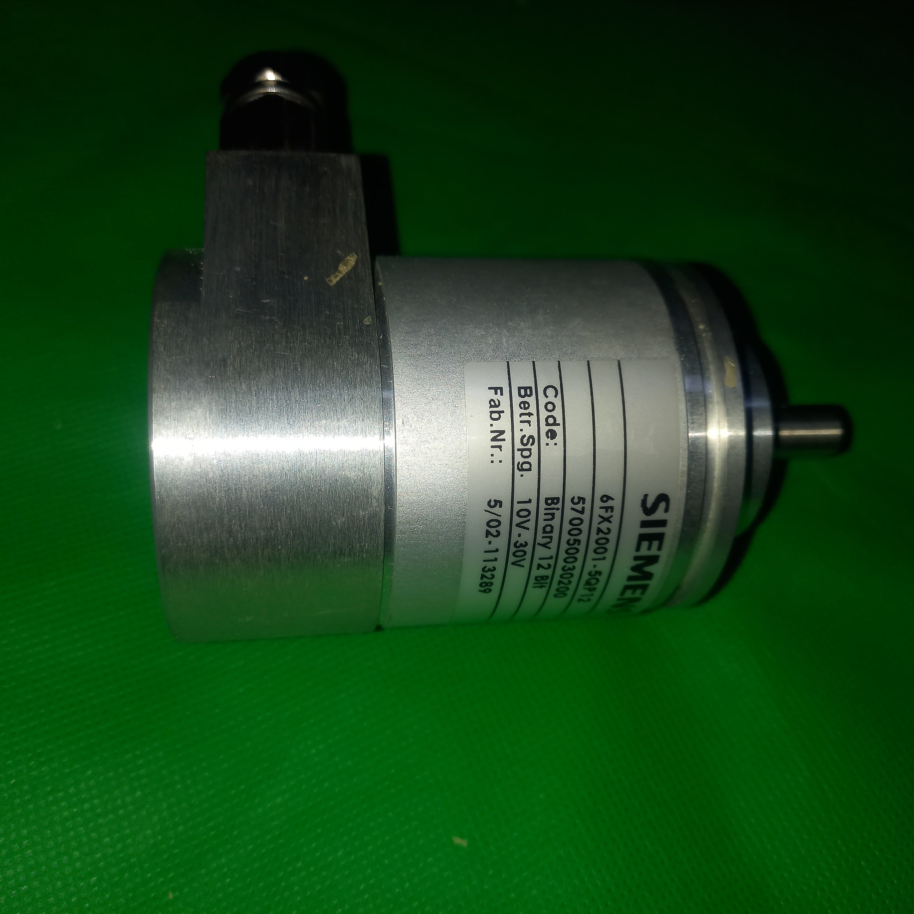 Siemens Absolute ST Encoder 6FX2001-5QP12,10mmshaft, Clamping, 13Bit, Binary Profibus