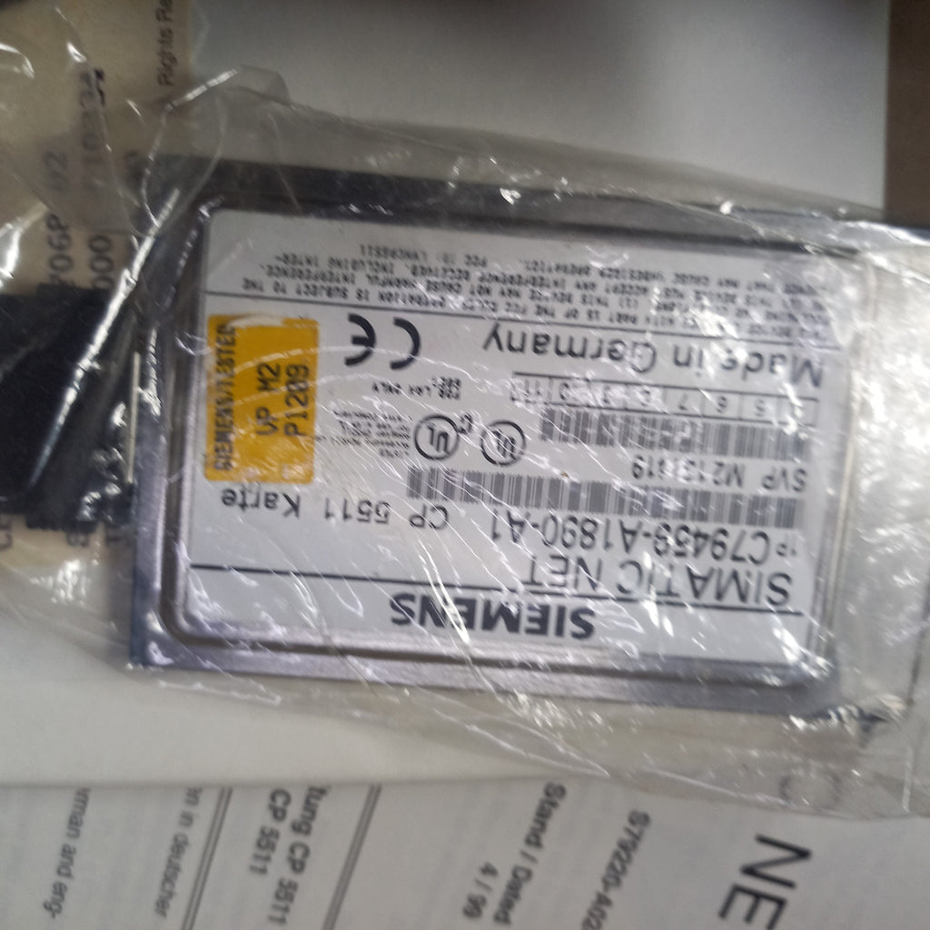 PC card for Siemens Simatic NET; CP 5511, 6GK1551-1AA00- HW Adapter, Karte adn the Driver Disk