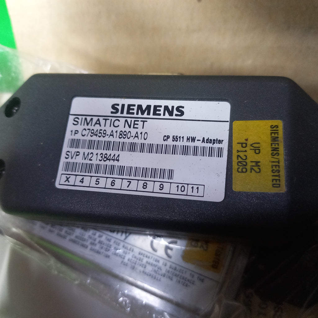  Siemens C79459-A1890-A10 CP 5511 HW-Adapter

- Siemens C79459-A1890-A1 CP 5511 Karte
- Siemens Simatic Net Driver Disck. CP5511 V4.10
S79220-A3509-F068-02, 