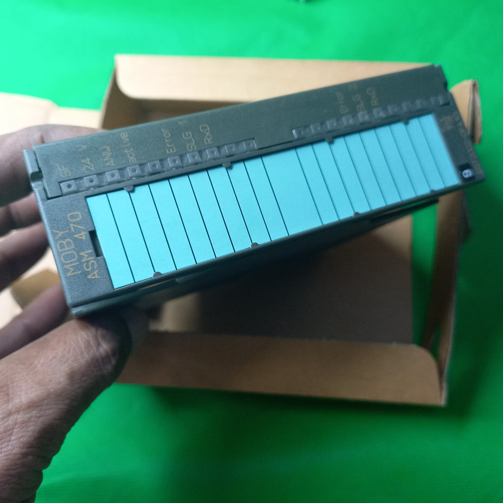 Front panel of MOBY Siemens ASM470; 6GT2 002-0FA10, Mat. Nr. 83170046,