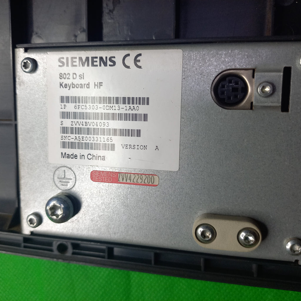 Keyboard for cnc sinummerik specification sticker and connecctor 6FC5303-0DM13-1AA0