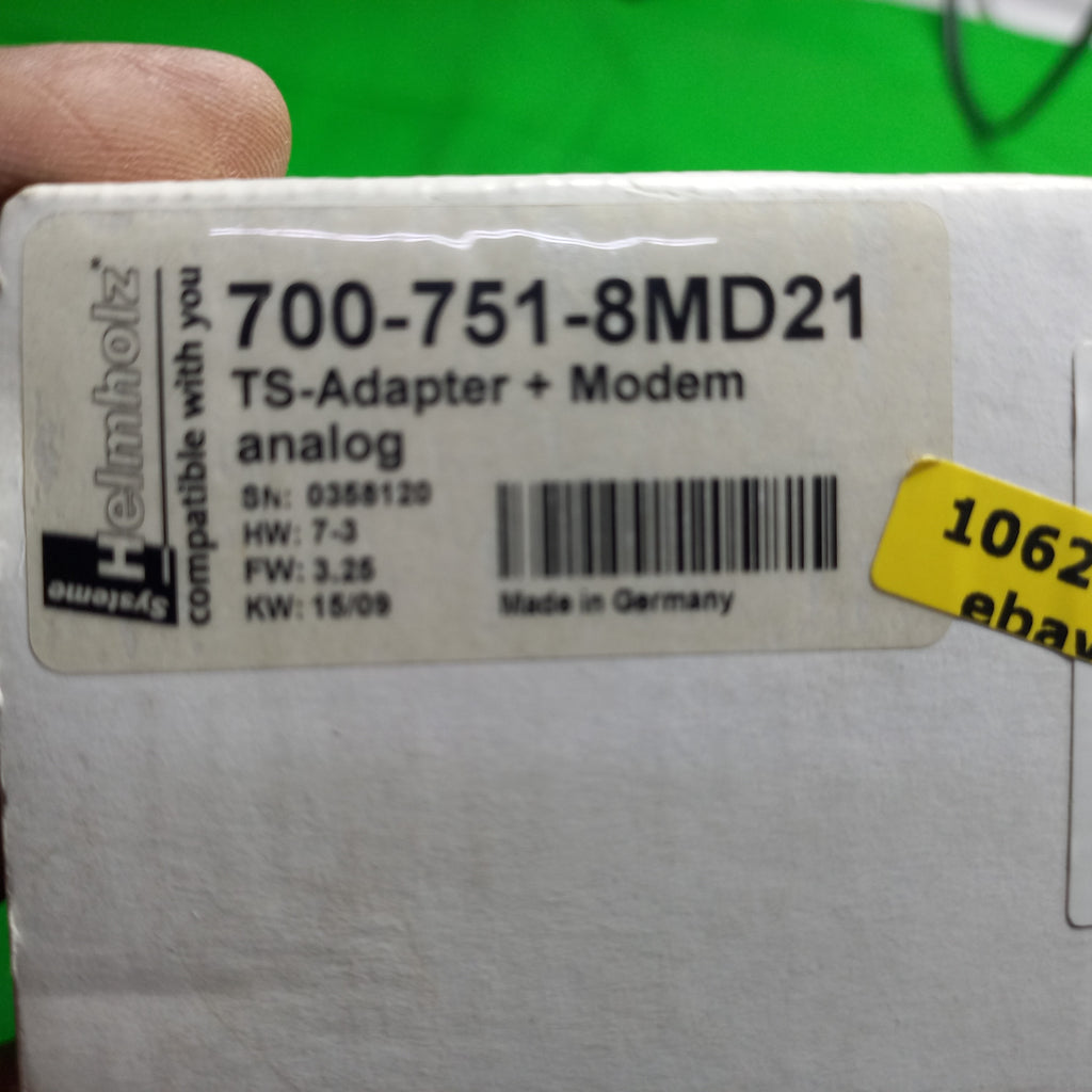 Hemholz 700-751-8MD21 | TS-Adapter + Modem Analog