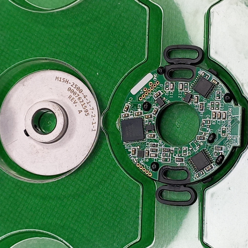 M15H-2500-8-1-8

ENCODERS:

M15H-2500-4-1-7-2-1-1:   

This is a 2500 line, 4 pole commutation encoder with index pulse, line driver, 15 pin connector and encoder cap (no cable)