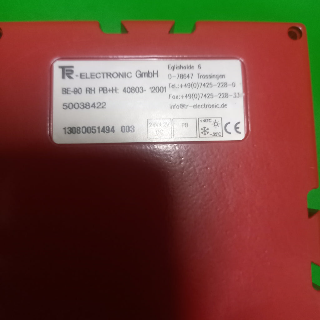 TR Electronic BE90 BarCode Read Head-Profibus with Option BE-90 RH PB + H 40803-12001