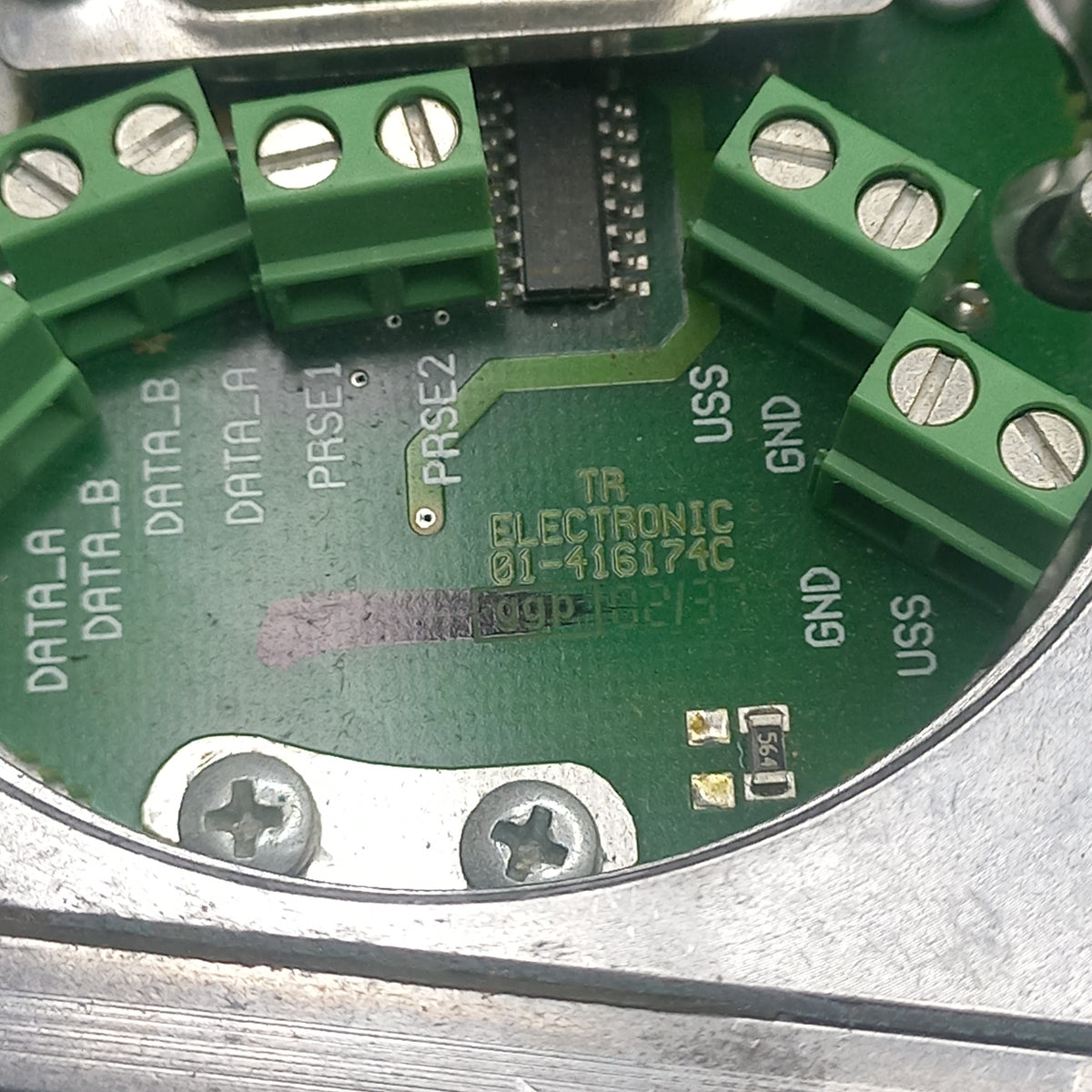 TR Electronic 01416174C  Encoder profibus back cover