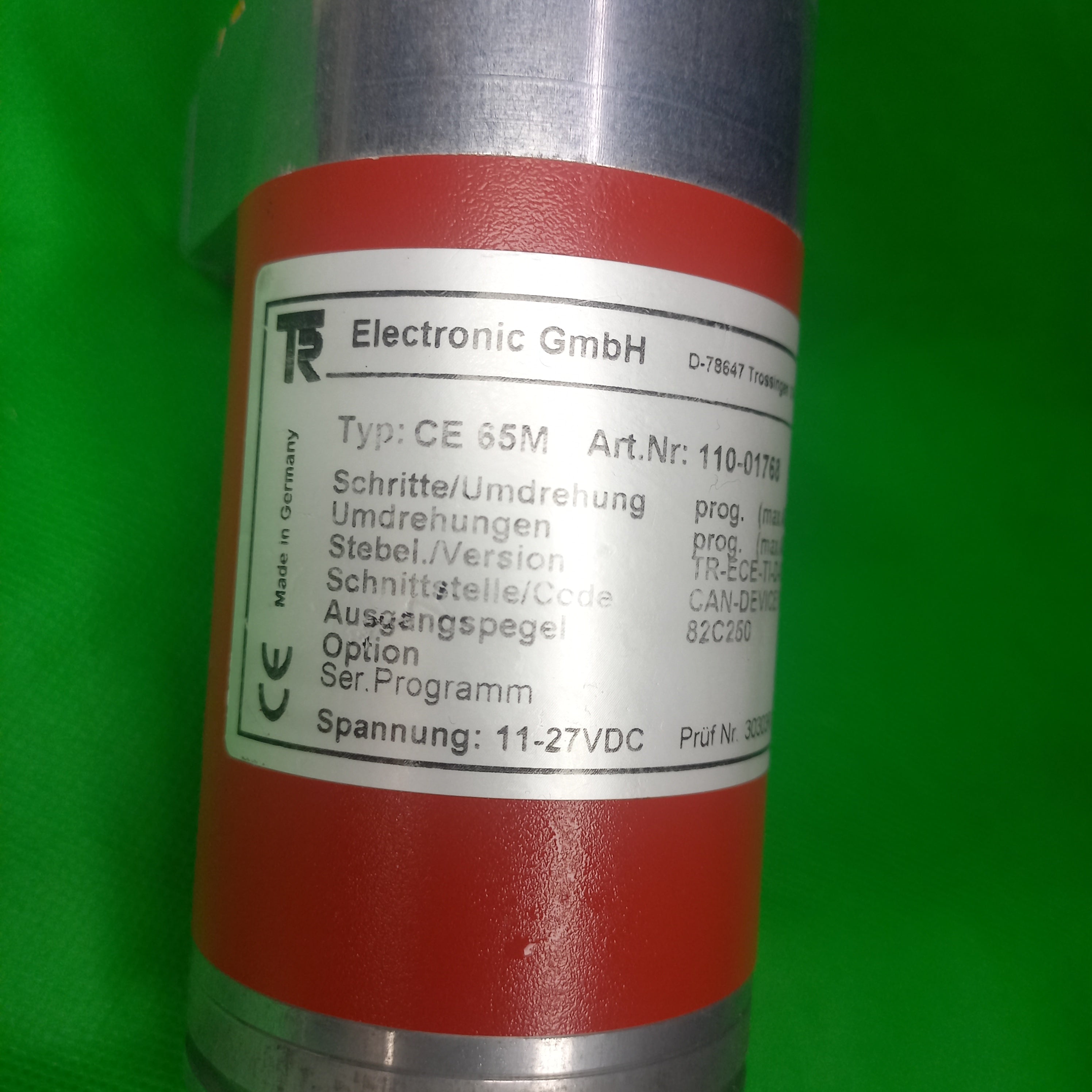TR Electronic CE65MART. NR: 110-01768 Multiturn CAN-Device Net/Prog.4096 x4096