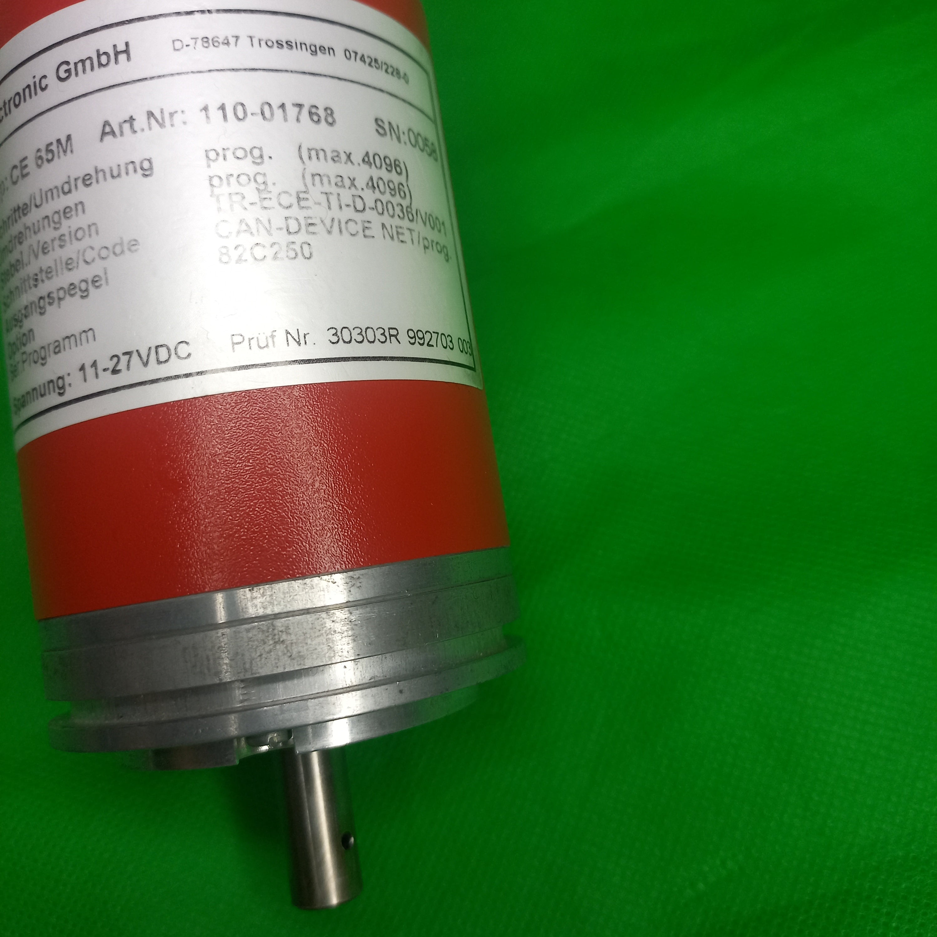 TR Electronic CE65MART. NR: 110-01768 Multiturn CAN-Device Net/Prog.4096 x4096