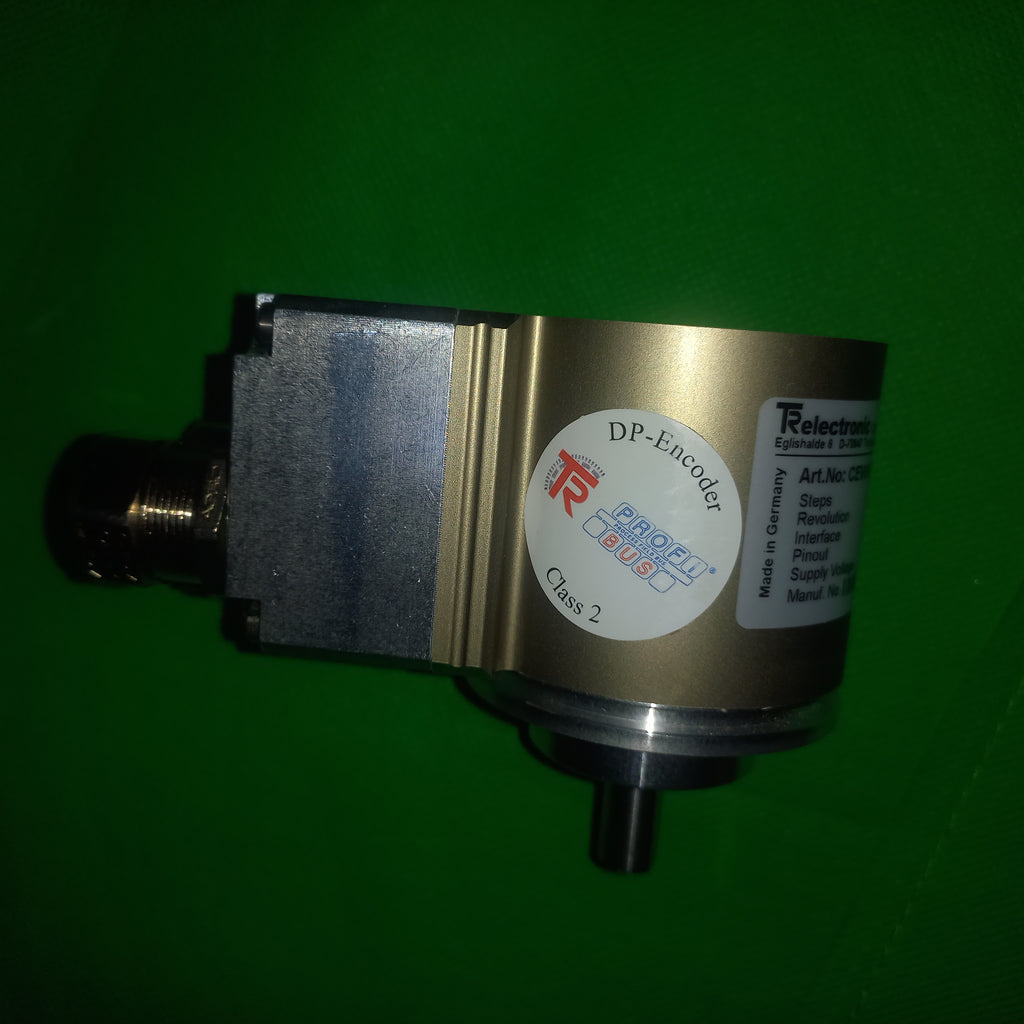 جهاز تشفير دوراني متعدد الدورات TR Electronic CEV58M Profibus DP طراز CEV58M-00026 بدقة 12 بت × 12 بت قابل للبرمجة