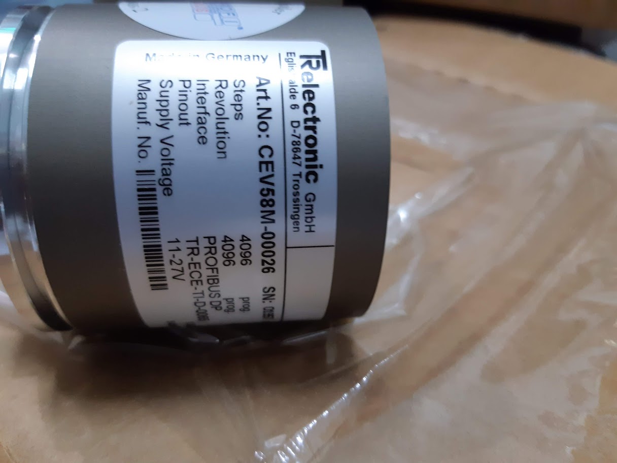 TR Electronic CEV58M Profibus DP MultiTurn Programmable Encoder 12bitx12bit
