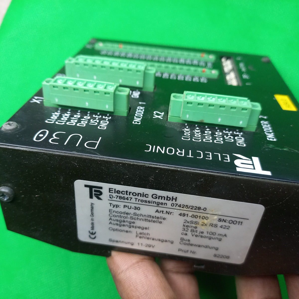 TR Electronic PU-30 Art.Nr 4910/0100 Encoder interface: 2x SSI, 2x RS-422| PU-30 