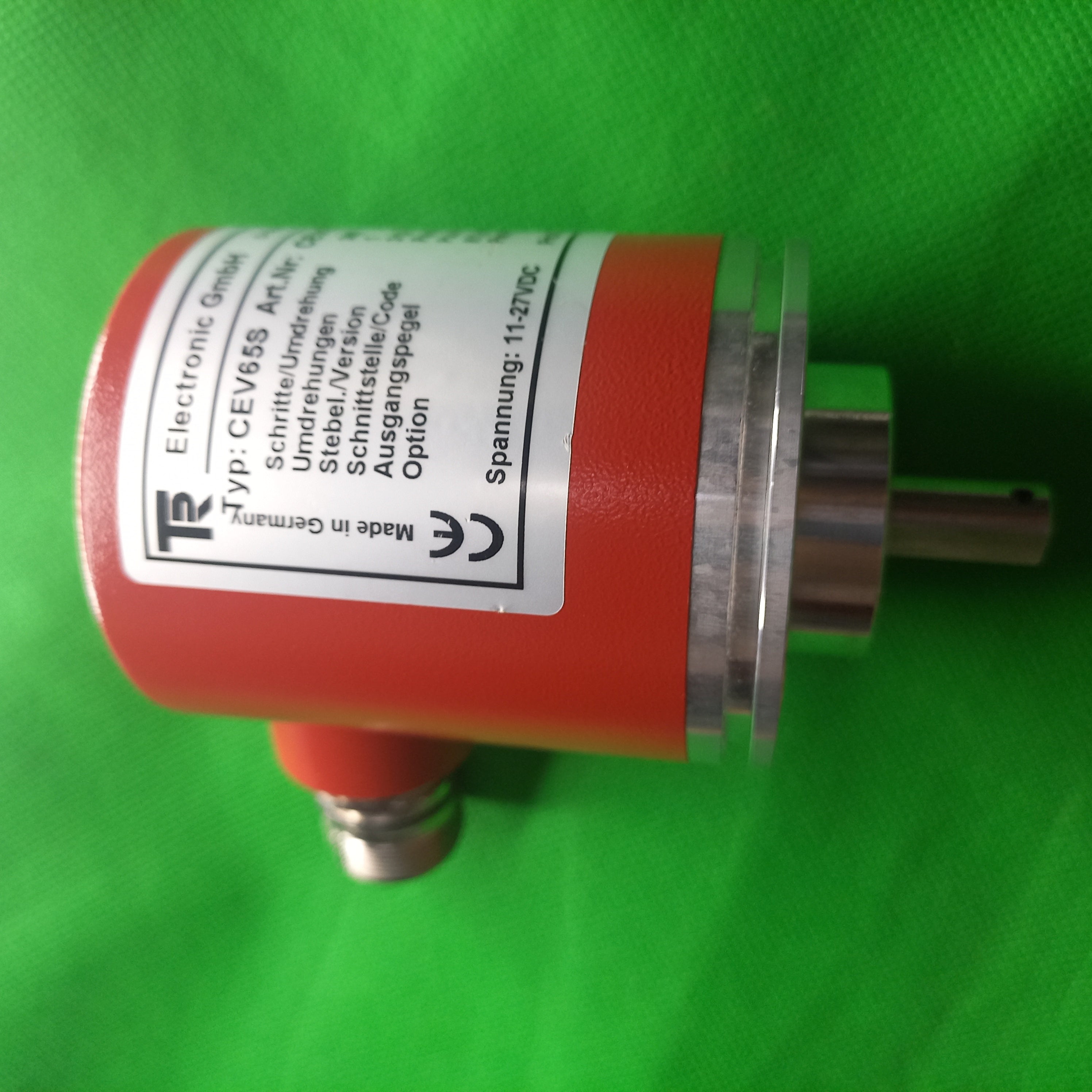 T&R Absolute Single Turn CEV65S-10049, Parallel / gek.Gray, 360Steps