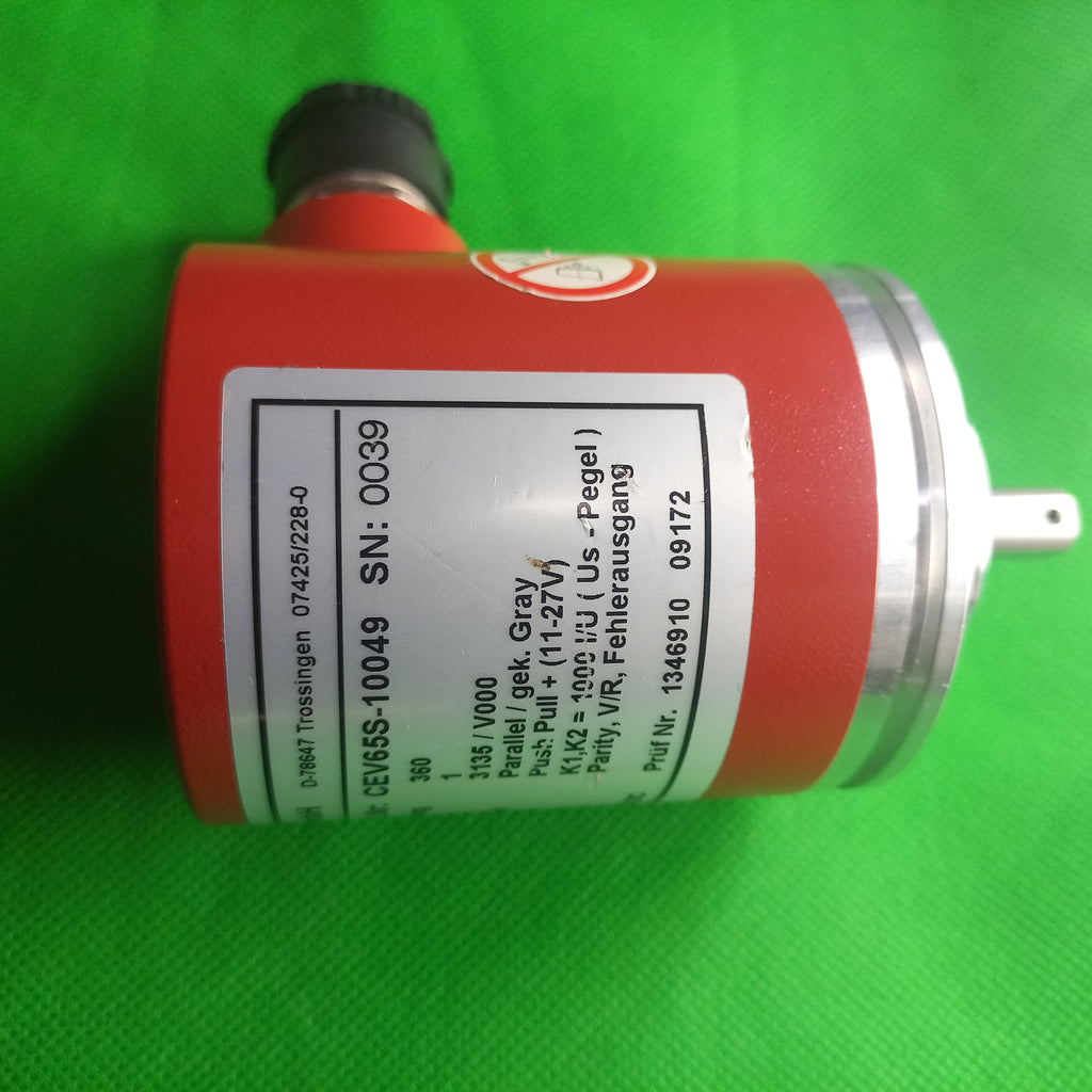 T&R Absolute Single Turn CEV65S-10049, Parallel / gek.Gray, 360Steps