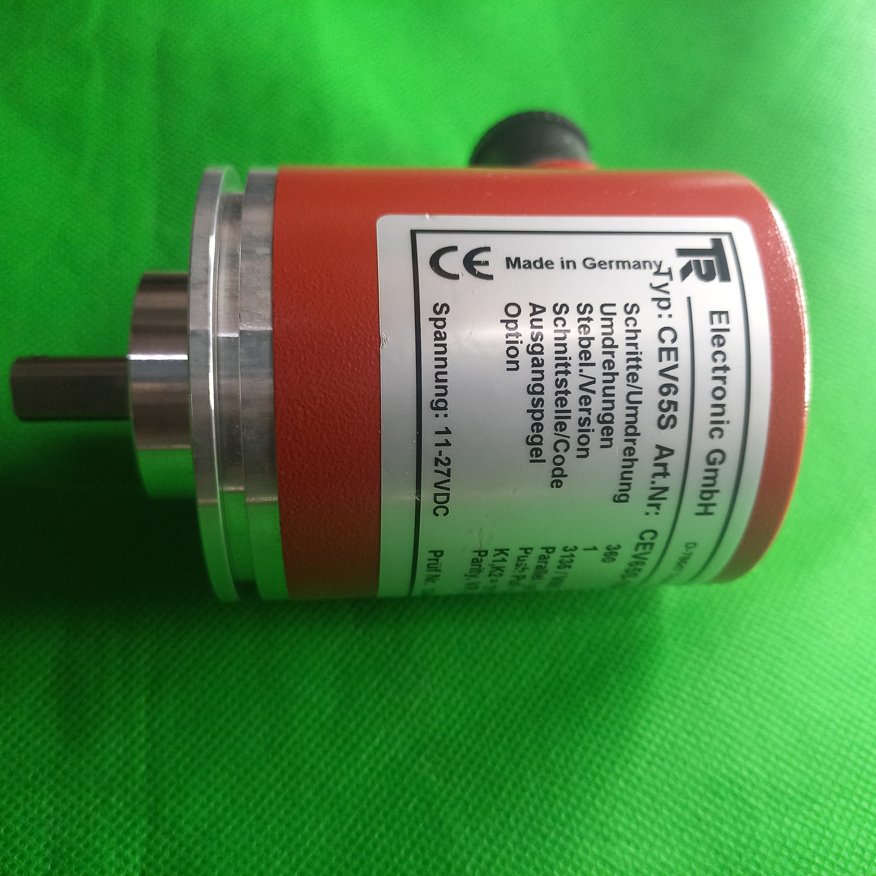 T&R Absolute Single Turn CEV65S-10049, Parallel / gek.Gray, 360Steps