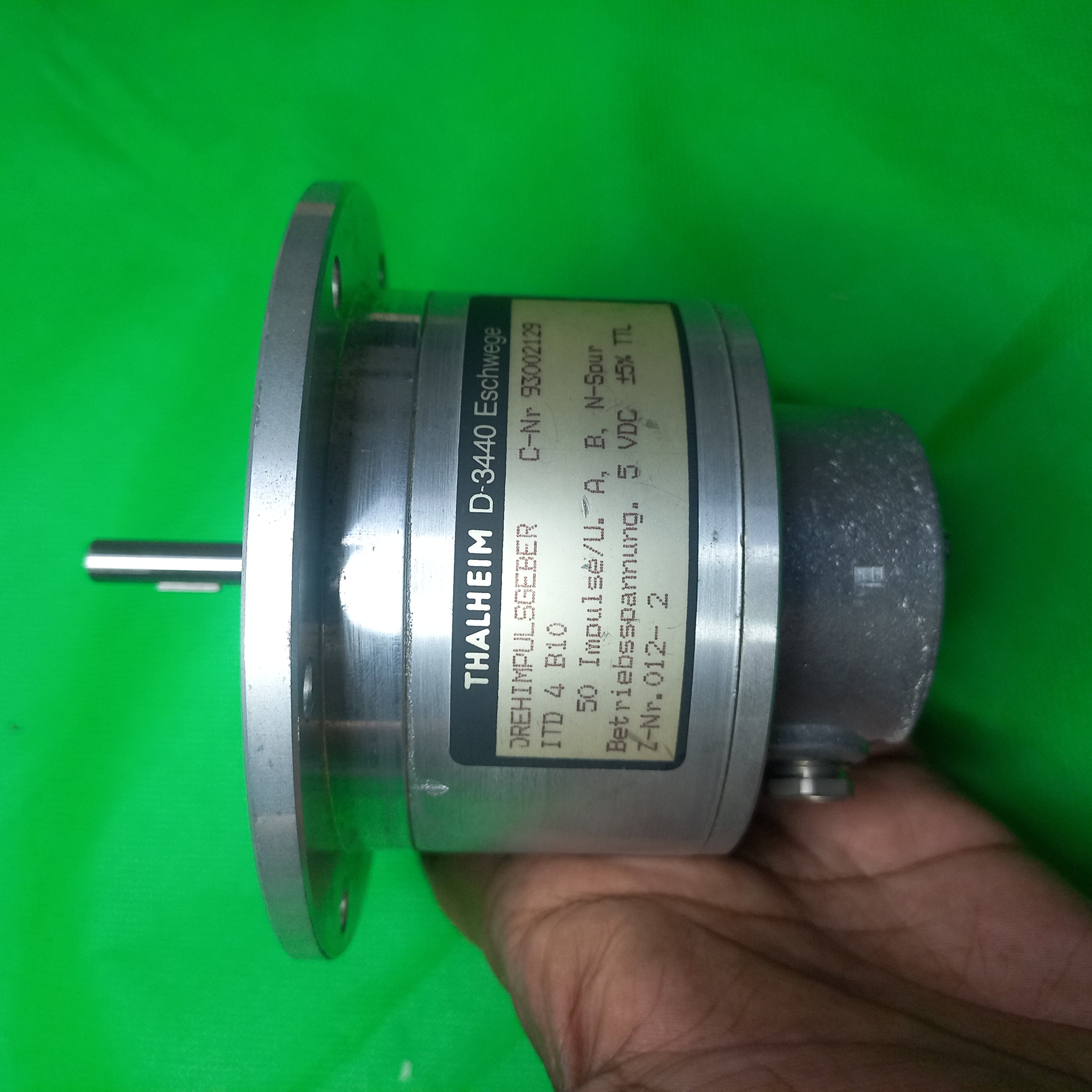THALHEIM DREHIMPULSGEBER
ITD 4 B10 Specification sticker