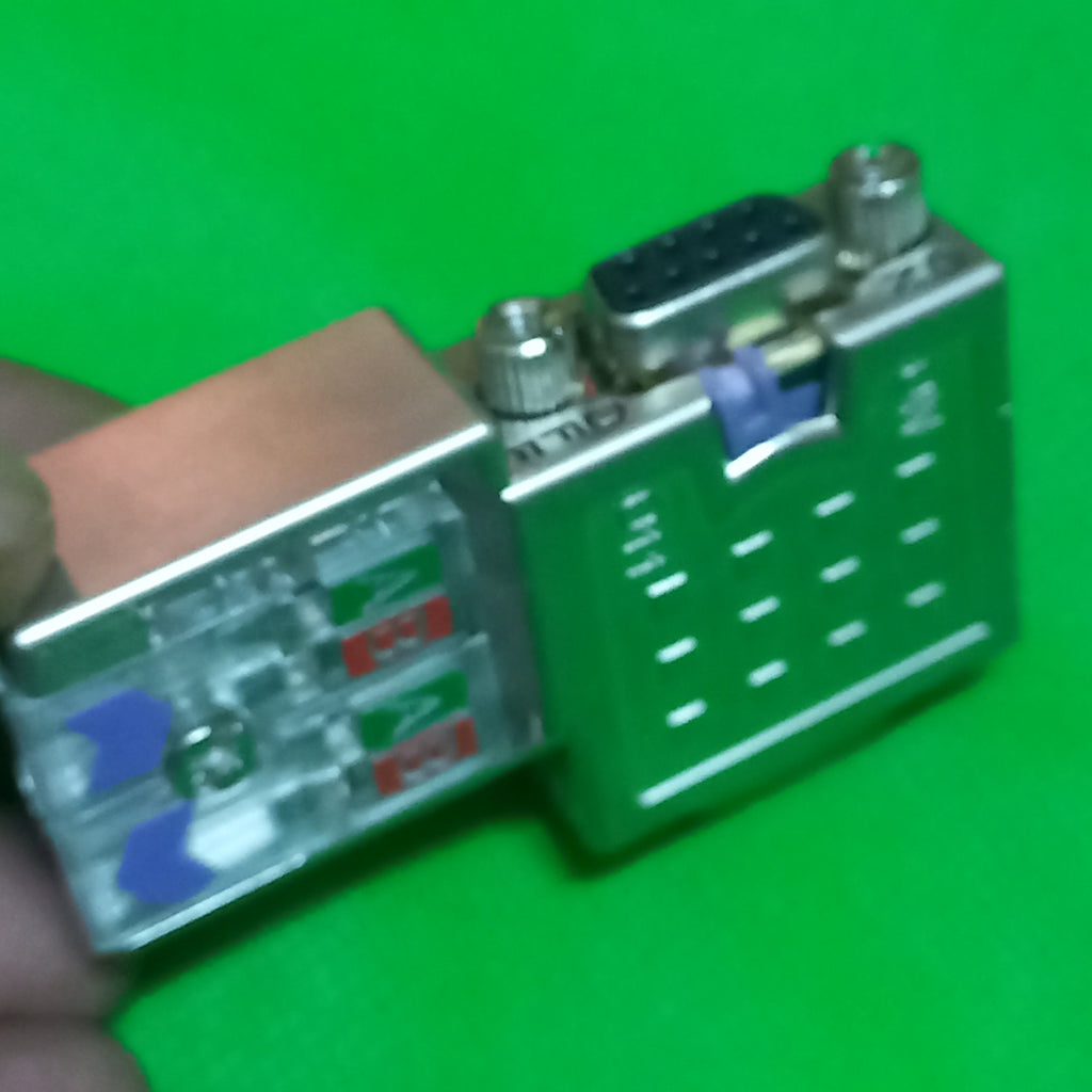 9 Pin connector side of  PROFIBUS Connectors  VIPA 972-0DP01 | EasyConn PROFIBUS Connector - 90°