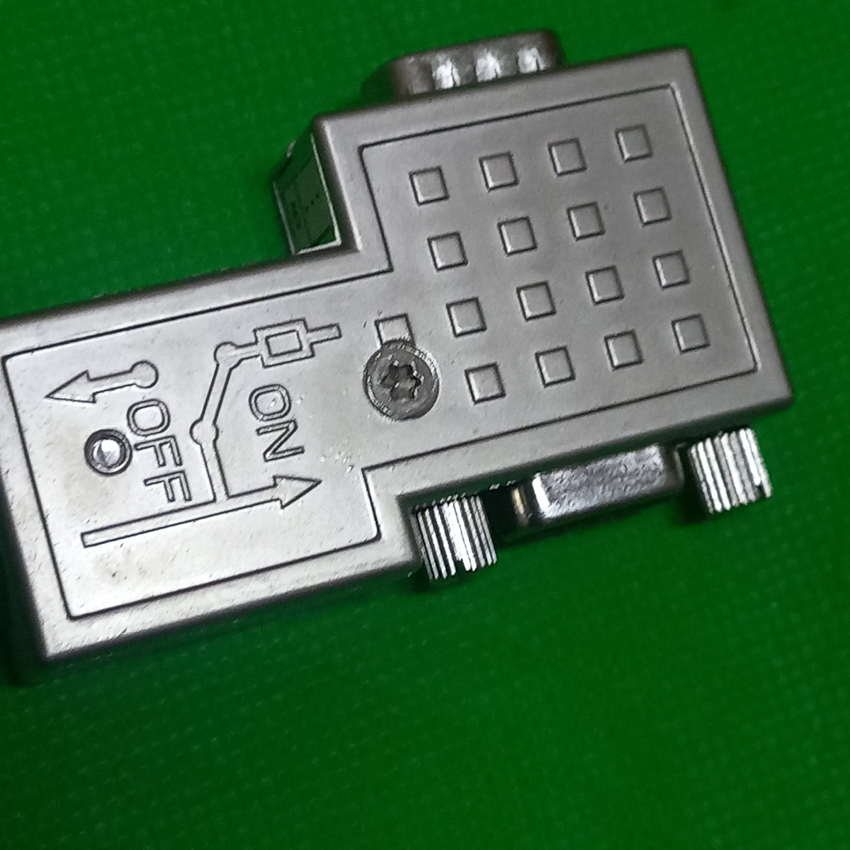  PROFIBUS Connectors  VIPA 972-0DP01 | EasyConn PROFIBUS Connector - 90° ON OFF switch detailing