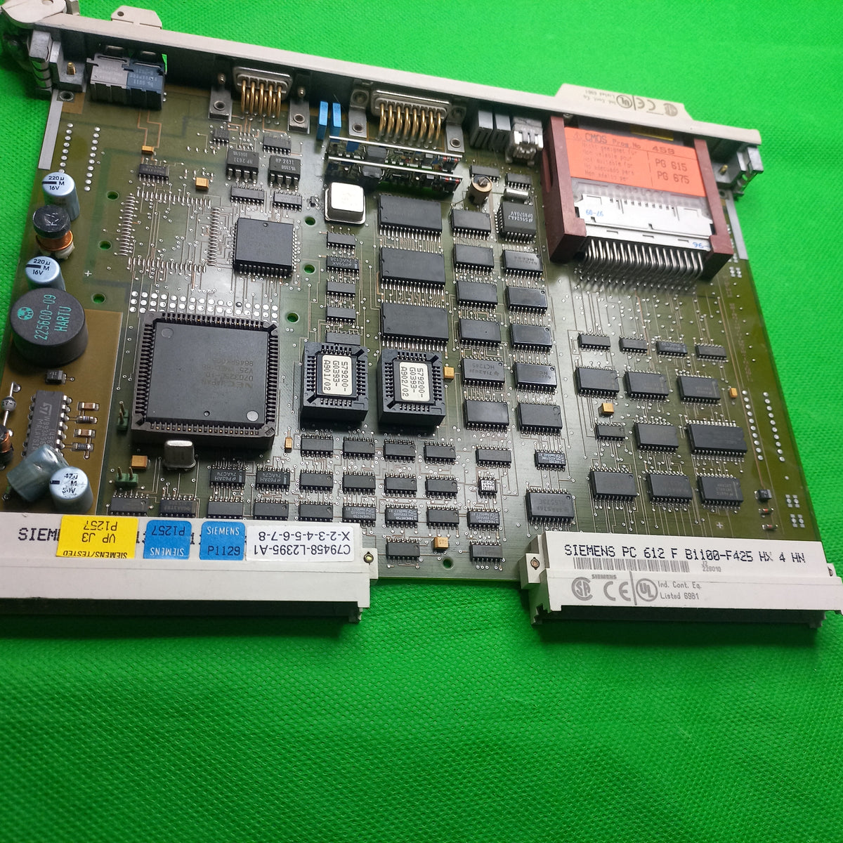 Front view of CP5430 Sinec L2 Communications Card 6GK1543-0AA02 + Eprom 6ES5376-1AA21