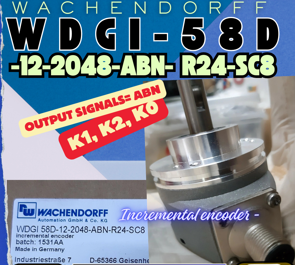 Wachendorff Encoder WDGI 58D | WDGI-58D-12-720-ABN-H24-SC5
