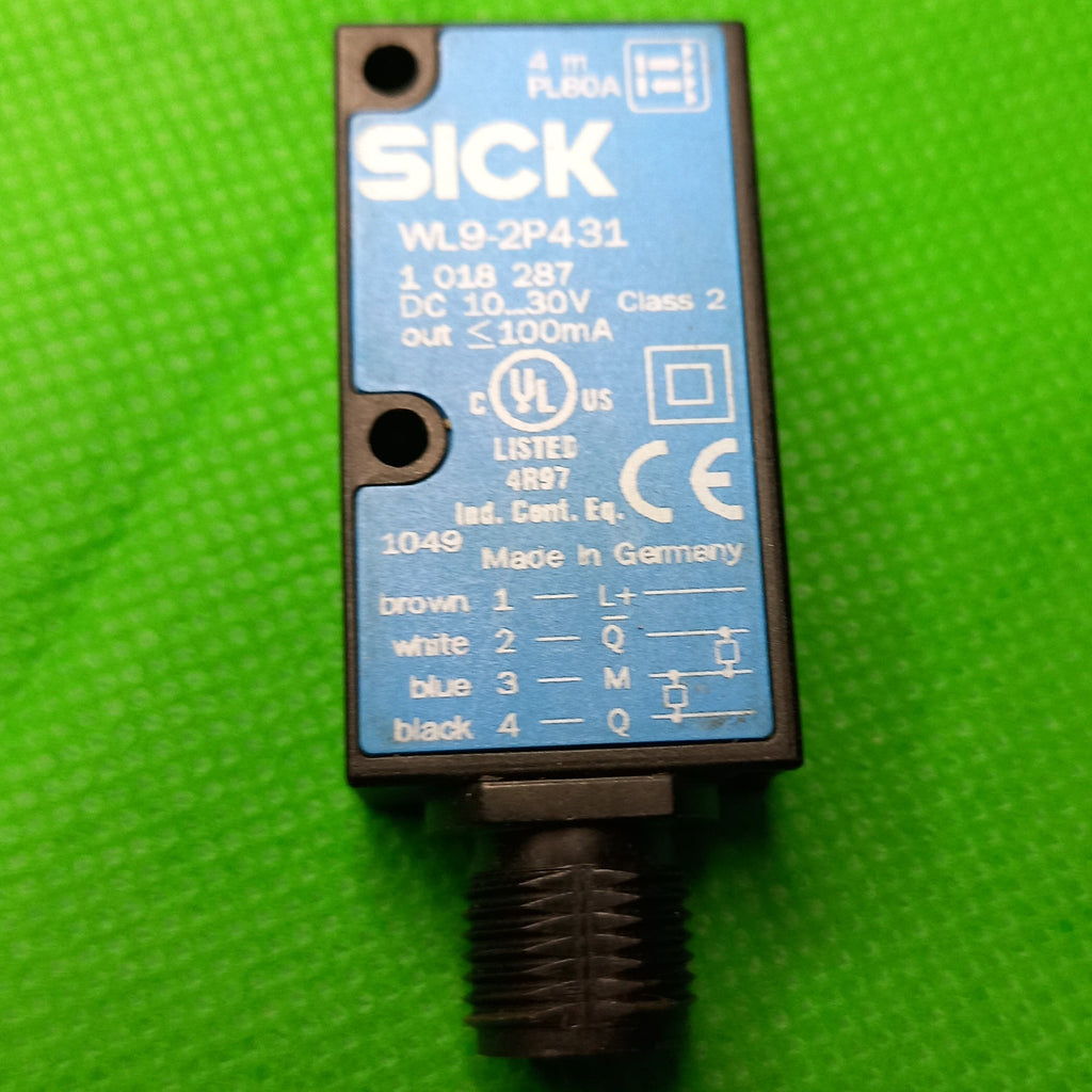 WL 9-2 Photoelectric Reflex Switch, Standard, Teach-In | WL9-2P431 | WL 9-2P431,  , 1 018 287