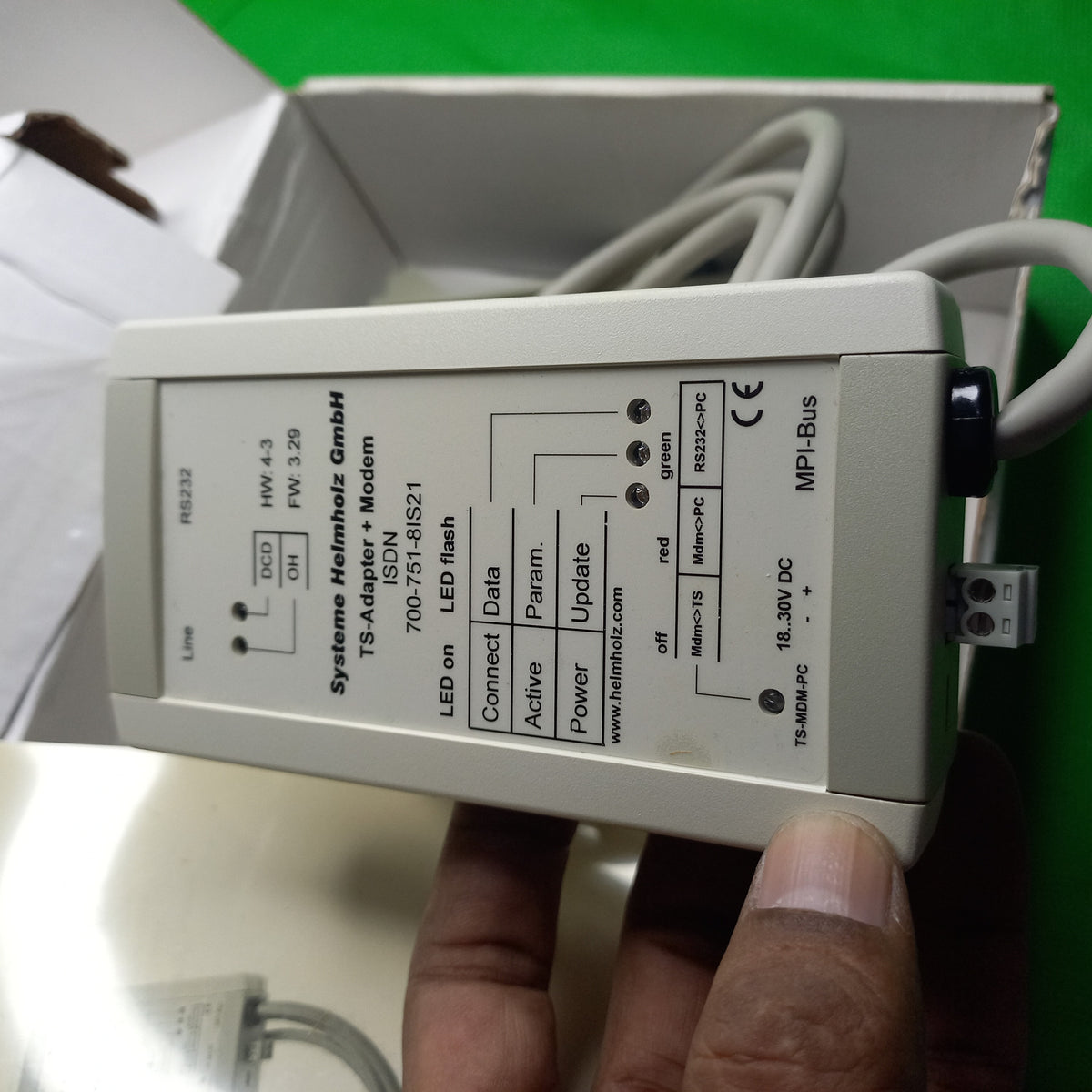 Teleservice 700-751-8IS21, SSW7-TS with modem ISDN