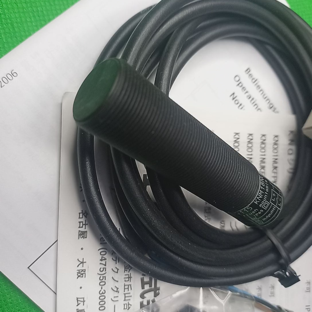 IFM Capacitive Sensor KN5115 - KNM18NUKFPKG, Level Sensor Powder liquid oil Coolant